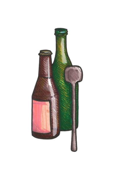 Sklenička samolepka