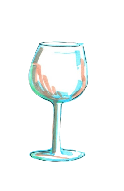 Sklenička samolepka